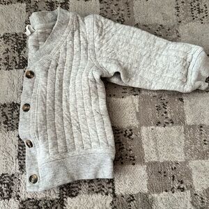 H&M Light Gray Knit Sweater/Cardigan